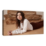 Cuadro Decorativo Canvas Moderno Lienzo Dua Lipa Pared Color 5 Armazón Natural