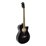 Guitarra Acústica Leonard La267bk Negro Tipo Yamaha Apx Cort