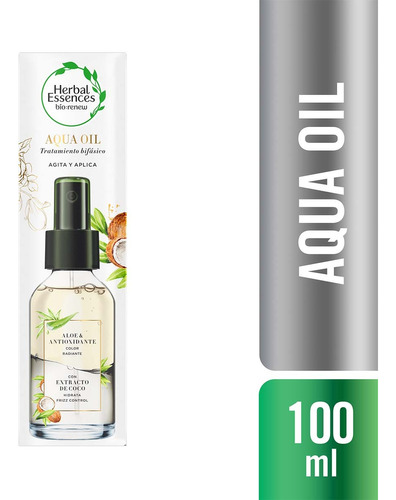  Aceite Para Cabello Herbal Essences Aloe & Coco 100 Ml