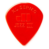 Cuo Púas Nylon Jazz Xl Rojas Pack X 6 Jim Dunlop 47-xln