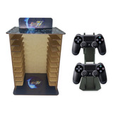 Porta 11 Jogos Físico Street Fighter+suporte Controle Mdf Cor Adesivada