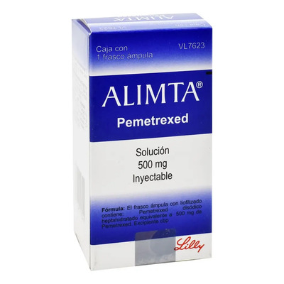Alimta Solución Inyectable 500 Mg, 1 Frasco Ámpula | Meses sin interés