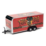 Remolque Cerrado Rat Fink Rojo 1:64 Auto World