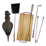 Fuelle Parrilla Asado Kit Accesorios Fabricantes Tabla