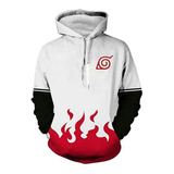 Moletom Blusa Naruto Shippuden Anime Cosplay Hokage Fire Gy