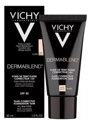 Vichy Dermablend Sand 35 Base Corretiva Spf25 30ml Org