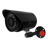 Camara Cctv Seguridad Exterior Bullet Negra Ahd Metalica Msi