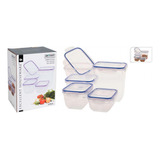 Recipiente Excellent Houseware Set X5 Plastico 022000190