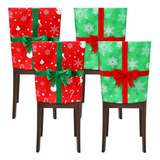 4 Pack Fundas Para Silla De Comedor De Navidad Cubierta...