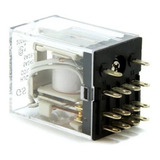 Rele Relay Industrial 24vac 5a C/led 4 Polos Inversor 14 Pin