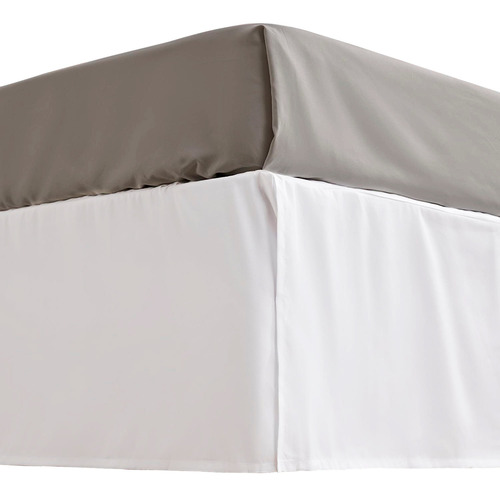 Cubresommier Twin 90x190 Cubre Somier Blanco Decohoy Oferta