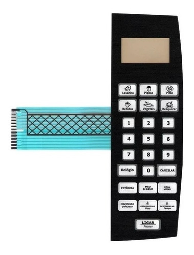 Membrana Teclado Microondas Philco Pms24 Pms 24