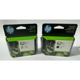 Kit Cartuchos Hp 62xl Preto E Color Officejet 200/250/258