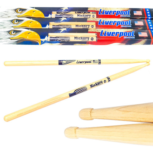 Par De Baquetas Liverpool American Hickory Series - Top 