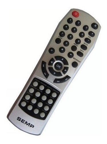 Controle Remoto Original Semp Toshiba Dvd 3210 Para Xb1536 