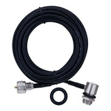 Cabo Coaxial Com Conector Cabo Rg58 5,5 Metro Aquario M-802k