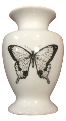 Vaso Mini Em Porcelana Decorada - Borboleta