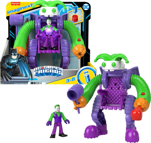 Imaginext Dc Super Friends The Joker Battling Robot, J