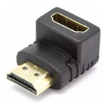 Adaptador Hdmi Hembra A Codo De 90º Ma P/ Led Soporte De Tv