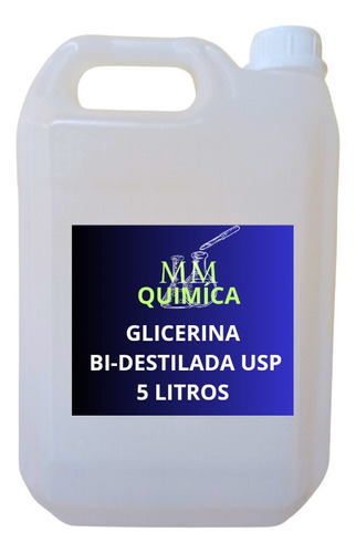 Glicerina Bi-destilada Usp -  Alimentício 5 Litros