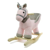 Unicornio Mecedor Con Silla Phi Phi Toys. 9013 Color Rosa Caballo