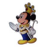 Mikey Mouse Rey - Figura Para Decoración - Coroplast - 1 M 