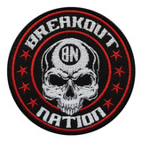 Parche Bordado Breakout Nation Harley Davidson Calavera Bn