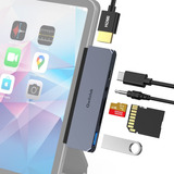 Hub Usb C 6 Puertos Hdmi Usb A Lector Sd/micro Sd Audio