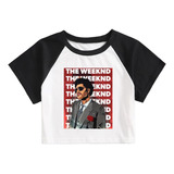 Top The Weeknd Crop Remera The Weekend Corta Aesthetic