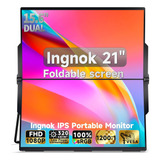 Monitor De Computadora Dual Plegable Ingnok 15.6 