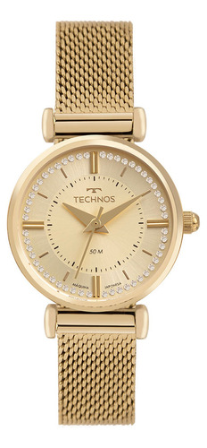 Relógio Technos Feminino Mini Dourado - 2035mxu/1d
