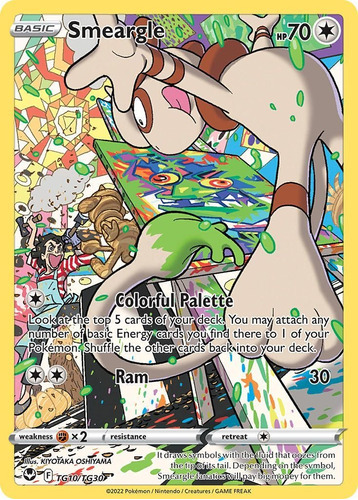 Carta Pokémon Smeargle Tg10/tg30 Tempestade Prateada Galeria