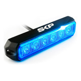 Estrobo Codigo Flash Skp Interxeptor 6 Leds-18w Policia-op