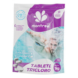 Pastilhas Tabletes Tricloro P/ Piscina 5un 200g - Montreal