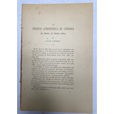 Oscar Doering. La Presión Atmosférica De Córdoba. 1884.