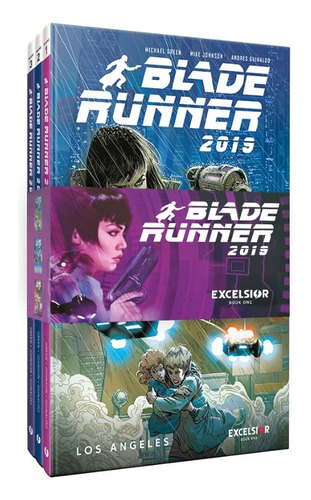 Super Kit Blade Runner 2019: Colecao Completa Em Capa Dura Com As 3 Hqs