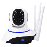 Camera Robo 3 Antenas Ip Wifi 360º 720p Sistema Yoosee/yyp2p