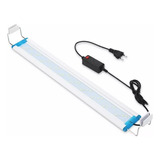 Luz Led Externa Y Blanca, Azul De 18 Cm Para Acuario