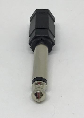 Plug Adaptador De Áudio P10 Macho Para P2 Fêmea Estéreo