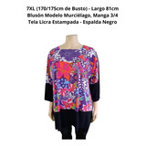 Blusones Talla Grande 7xl. Boutique Huerta.