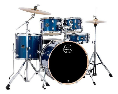 Bateria Acústica 5 Peças E 6 Ferragens Mapex Venus Ve5294ft