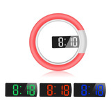 Popular Reloj De Pared Hueco Con Espejo Led Multifuncional C