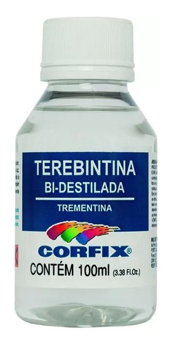 Terebintina Bi-destilada Diluente Corfix 100ml