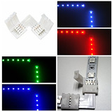 10 Piezas En Forma De L 4 10mm Pines Del Conector Rgb Fpc Le