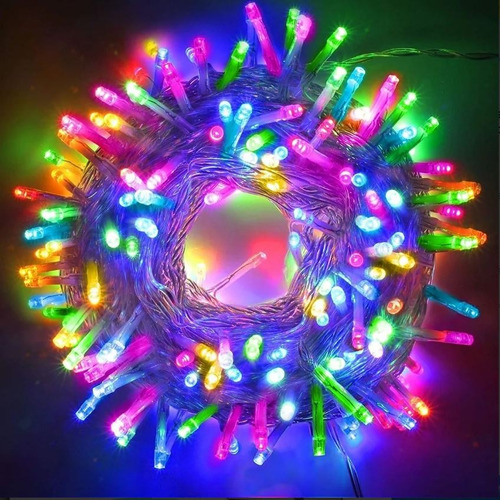 Serie Navideña Navidad Guirnalda 100 Led Luz Focos Luces