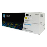 Cartucho De Toner Hp 414a (w2022a) Amarillo, 100% Original