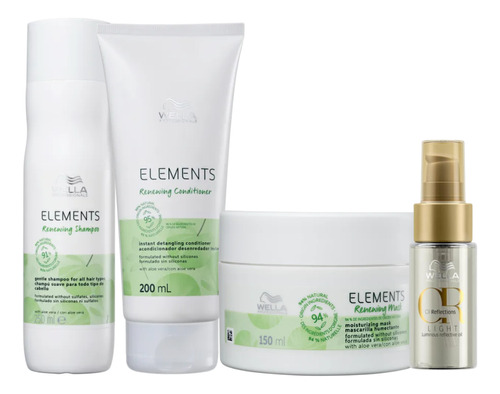 Kit Elements Sh Renewing 250ml + Cond 200ml + Masc 150ml + Ó