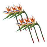 Guirnalda De Flores Artificiales, Aves Del Paraíso, Plantas