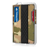 Cartera Minimalista Muradin Camuflaje Con Bloqueo Rfid