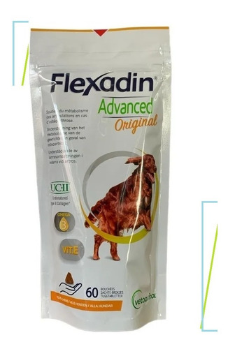 Suplemento En Comprimidos Vetoquinol Flexadin Advanced Con Omega 3 Para Perro Todas Las Edades Todos Los Tamaños Sin Sabor